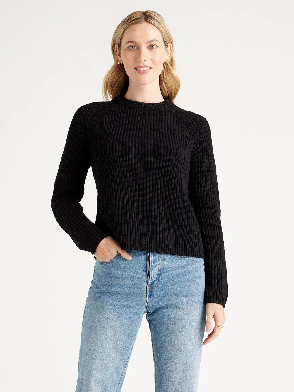 Quince 100% Organic Cotton Fisherman Crew Sweater